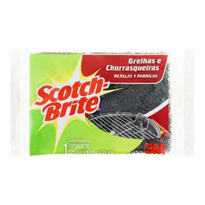 ESPONJA PARA GRELHAS E CHURRASQUEIRAS SCOTCH-BRITE