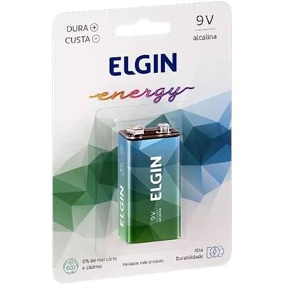 BATERIA ALCALINA 9V ELGIN 1UN
