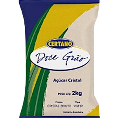 AÇÚCAR CRISTAL DOCE GRÃO CERTANO 2KG