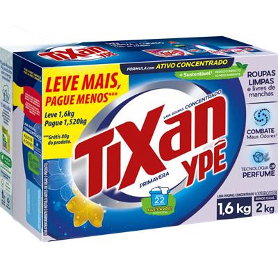 SABÃO EM PÓ CONCENTRADO PRIMAVERA TIXAN YPÊ 1,6KG