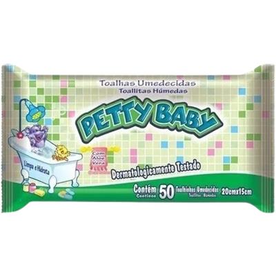TOALHAS UMEDECIDAS PETTY BABY 50UN