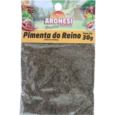 PIMENTA DO REINO PRETA MOÍDA ARONESI 30G