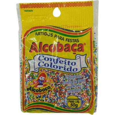 CONFEITO COLORIDO ALCOBAÇA 50G