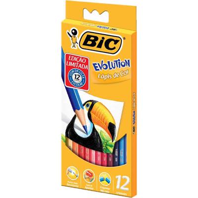 LÁPIS DE COR EVOLUTION EDIÇÃO LIMITADA BIC 12UN