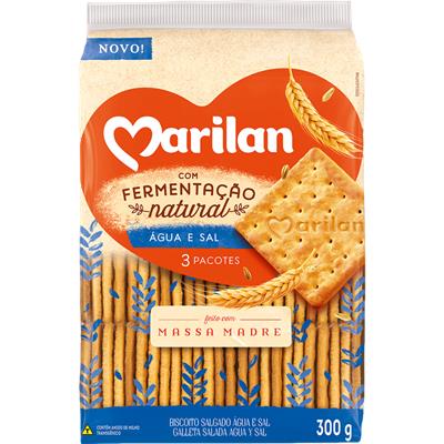 BISCOITO ÁGUA E SAL MARILAN 300G