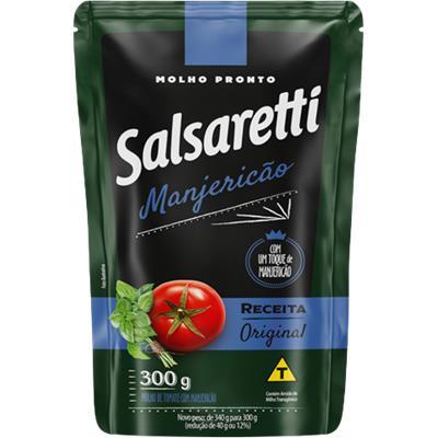 MOLHO DE TOMATE COM MANJERICÃO SALSARETTI 300G
