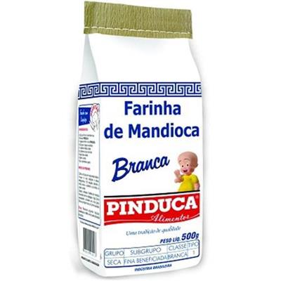 FARINHA MANDIOCA PINDUCA BRANCA 500G 