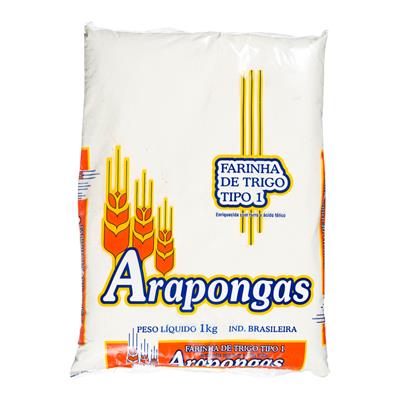 FARINHA DE TRIGO ARAPONGAS 1KG 