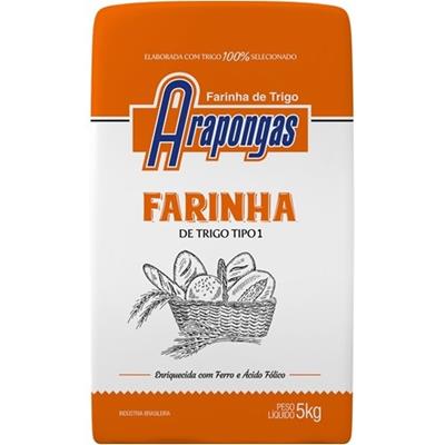 FARINHA DE TRIGO TIPO 1 ARAPONGAS 5KG