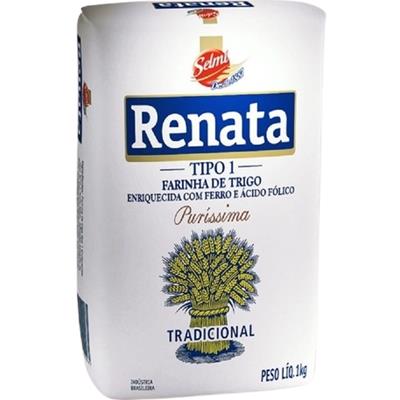 FARINHA DE TRIGO PURÍSSIMA TRADICIONAL RENATA 1KG