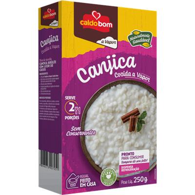 CANJICA COZIDO A VAPOR CALDO BOM 250G