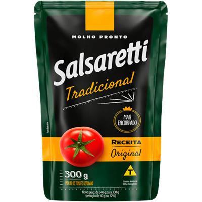 MOLHO DE TOMATE TRADICIONAL SALSARETTI 300G