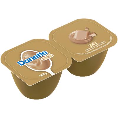 SOBREMESA CHOCOLATE BRANCO CARAMELO DANETTE 180G