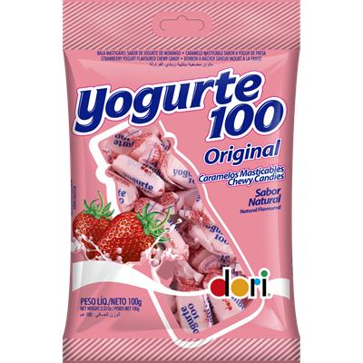 BALA IOGURTE DE MORANGO DORI YOGURTE 100G