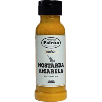 MOSTARDA AMARELA TIPO AMERICANA POLETTO 280G