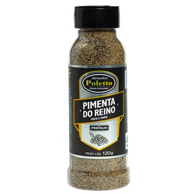 PIMENTA DO REINO PRETA E MOÍDA POLETTO 120G