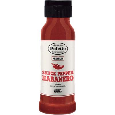 MOLHO DE PIMENTA HABANERO POLETTO 280G