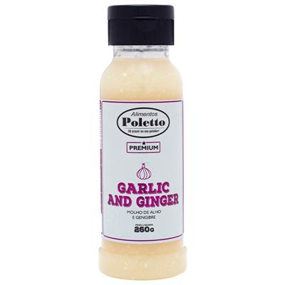 MOLHO DE ALHO E GENGIBRE POLETTO 260G