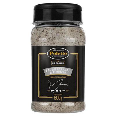 SAL DE PARRILLA E PIMENTA POLETTO 600G
