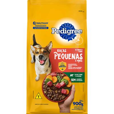 RAÇÃO PARA CÃES ADULTOS CARNE PEDIGREE 900G