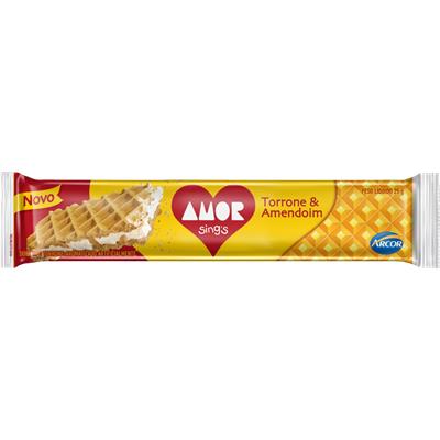 TORRONE DE AMENDOIM AMOR SING'S ARCOR 25G
