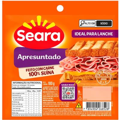 APRESUNTADO FATIADO SEARA 180G