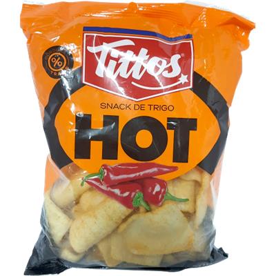 SALGADINHO SNACK DE TRIGO HOT TITTOS 70G