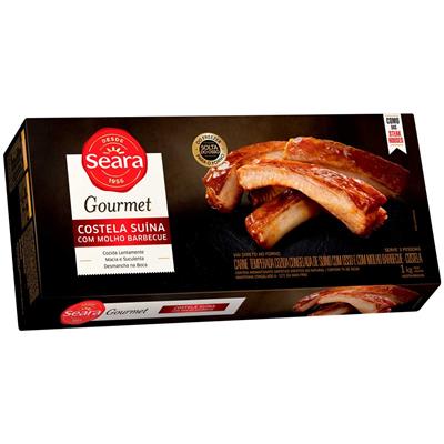COSTELA SUÍNA MOLHO BARBECUE GOURMET SEARA 1KG
