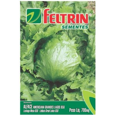 SEMENTE ALFACE AMERICANA GRANDES FELTRIN 700MG