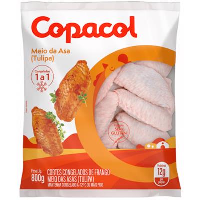MEIO DA ASA (TULIPA) IQF COPACOL 800G