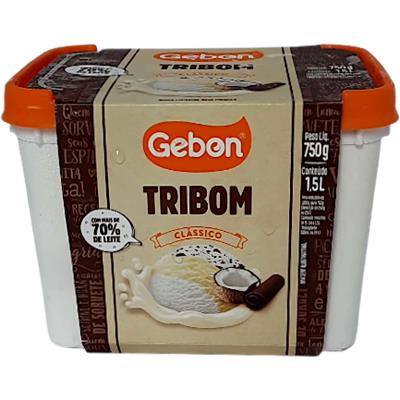 SORVETE SABOR TRIBOM CLÁSSICO GEBON 1,5L