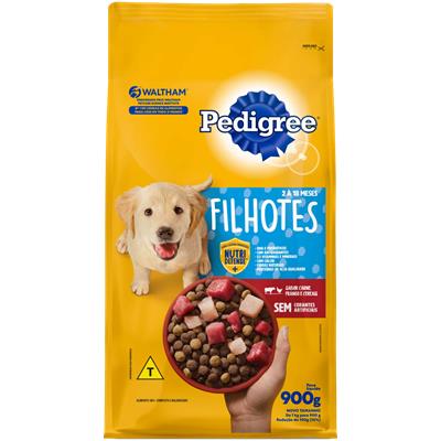RAÇÃO CÃES FILHOTES CARNE PEDIGREE 900G