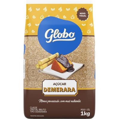 AÇÚCAR DEMERARA GLOBO 1KG