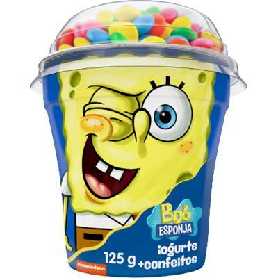 IOGURTE COM CONFEITOS BOB ESPONJA BATAVO 125G