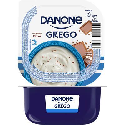 IOGURTE COM CALDA DE FLOCOS GREGO DANONE 90G
