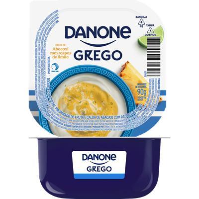IOGURTE ABACAXI E RASPAS DE LIMÃO GREGO DANONE 90G