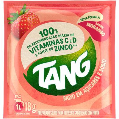 SUCO EM PÓ SABOR MORANGO TANG 18G
