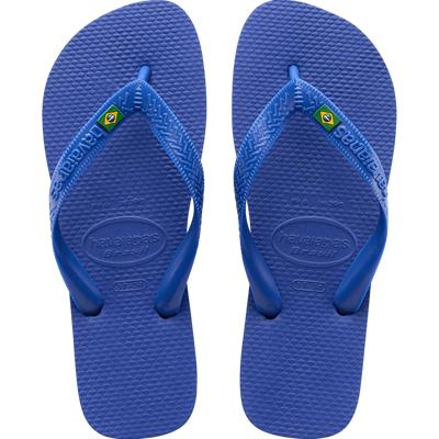 CHINELO AZUL NAVAL N°37/38 BRASIL HAVAIANAS