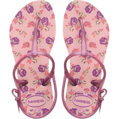 CHINELO ROSA PÉROLA N°33/34 KIDS FREEDOM HAVAIANAS BOM DIA GAZOLLA