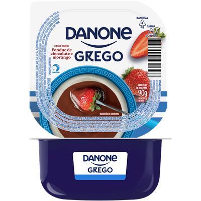 IOGURTE FONDUE CHOCOLATE MORANGO GREGO DANONE 90G