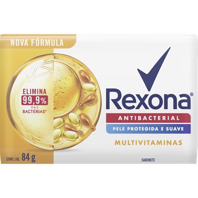 SABONETE ANTIBACTERIAL MULTIVITAMINAS REXONA 84G