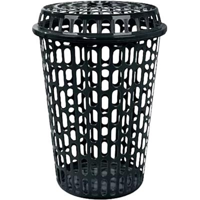 CESTO PARA ROUPAS TELADO PRETO ARQPLAST 60L