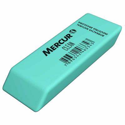 BORRACHA ESCOLAR VERDE CLEAN MERCUR 1UN