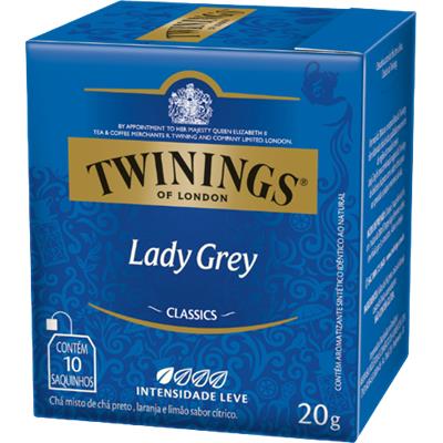 CHÁ LADY GREY CLASSICS TWININGS 20G 10UN