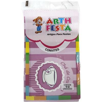 CONVITE CHÁ DE COZINHA ARTH FESTA 10UN