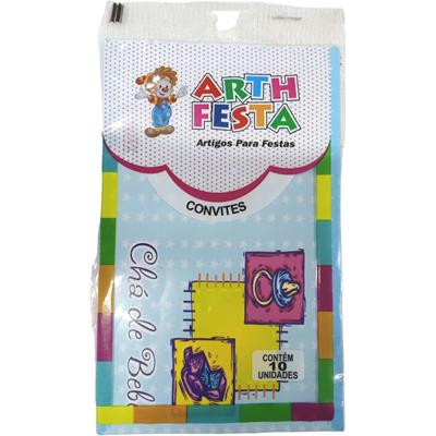 CONVITE CHÁ DE BEBÊ ARTH FESTA 10UN