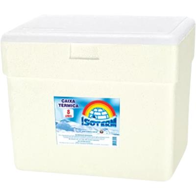 CAIXA TÉRMICA DE ISOPOR ISOTERM 8L