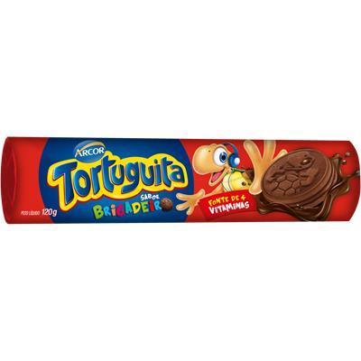 BISCOITO CHOCOLATE DE BRIGADEIRO TORTUGUITA 120G