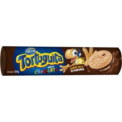 BISCOITO BAUNILHA DE CHOCOLATE TORTUGUITA 120G
