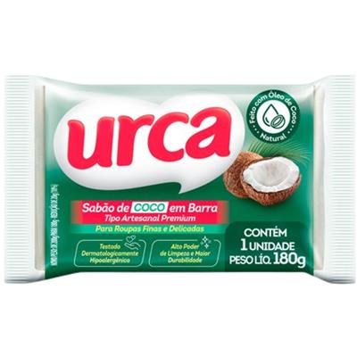 SABÃO DE COCO EM BARRA URCA 180G